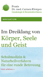 Mobile Screenshot of dr-kirstgen.de